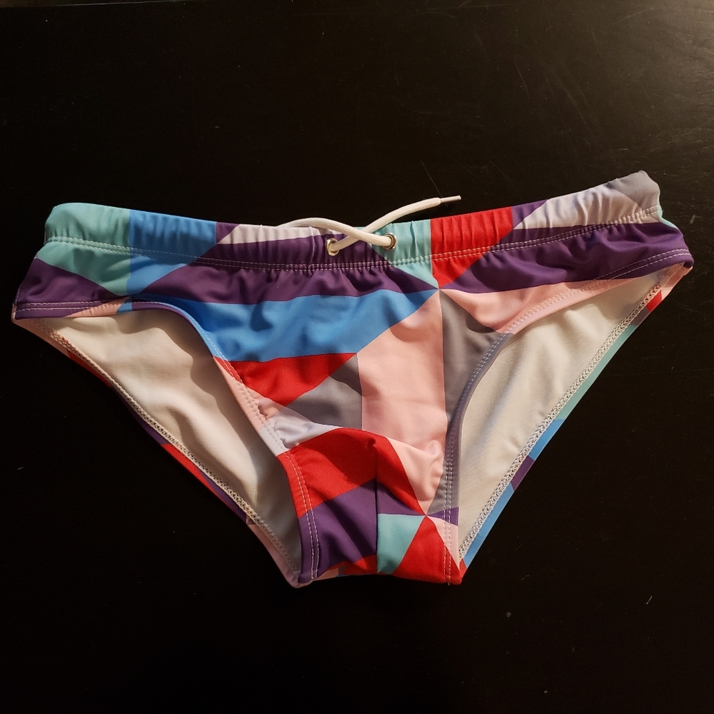 Colorful Clusters Swim Brief
